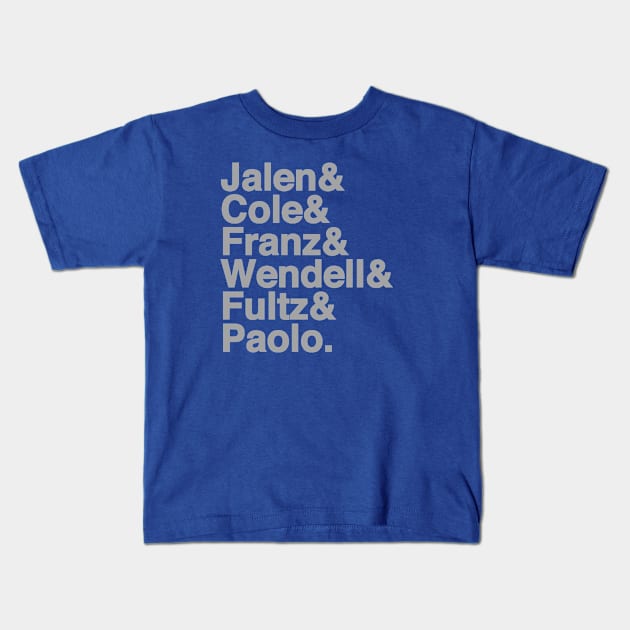 Orlando Basketball Kids T-Shirt by huckblade